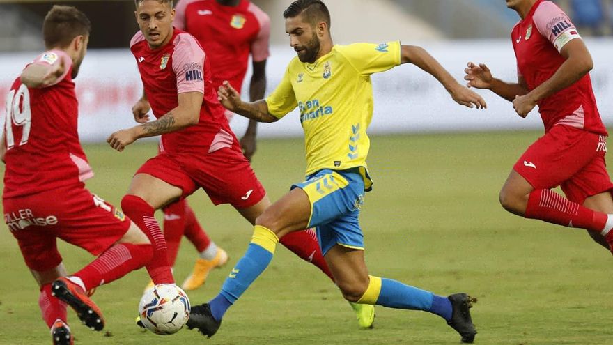 La UD Las Palmas salva un empate frente al Fuenlabrada