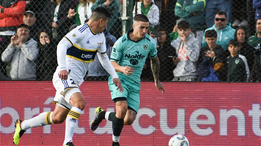Boca perdió con Sarmiento en Junín antes de visitar a Racing por la Copa Libertadores