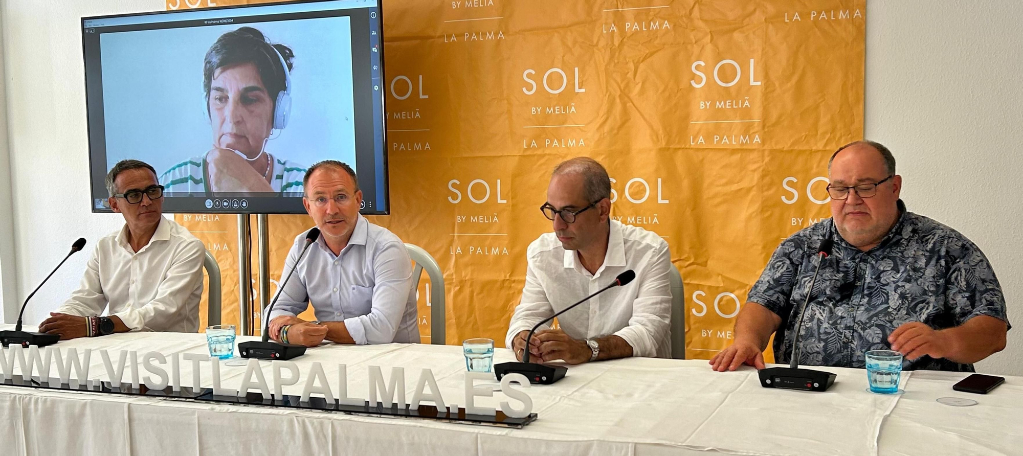 Rueda de prensa celebrada este viernes en Puerto Naos.