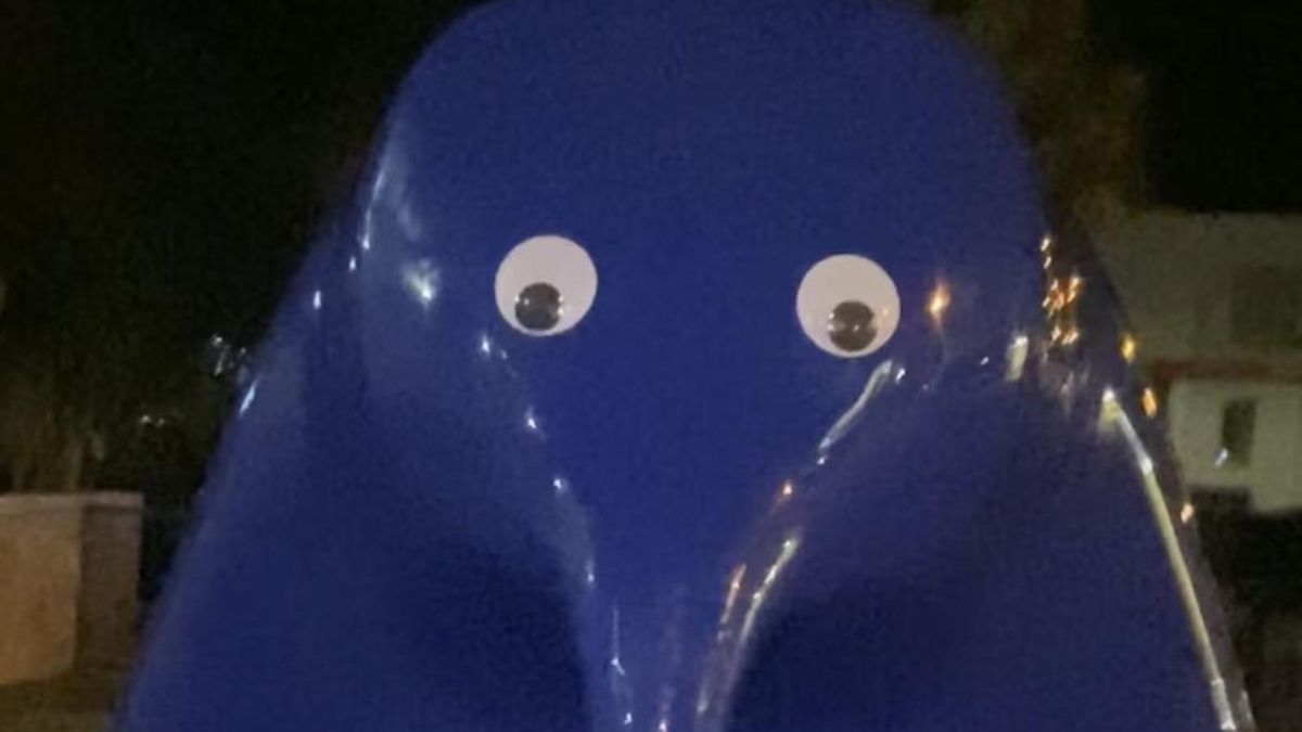 La chica le colocó unos ojos saltones