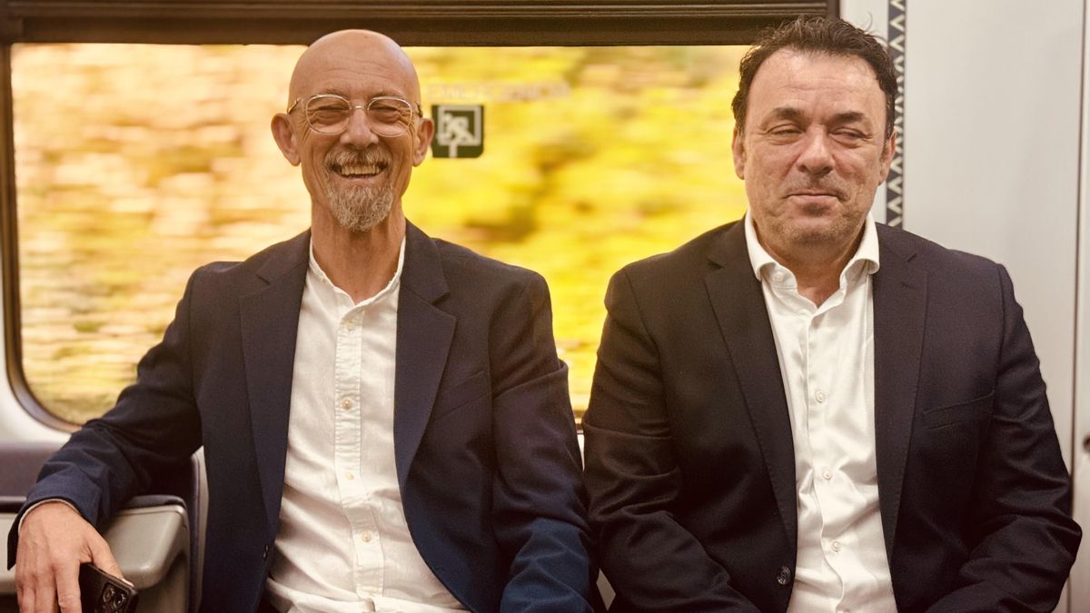 Mitxel Montes y Mikel Pérez de Santamaría