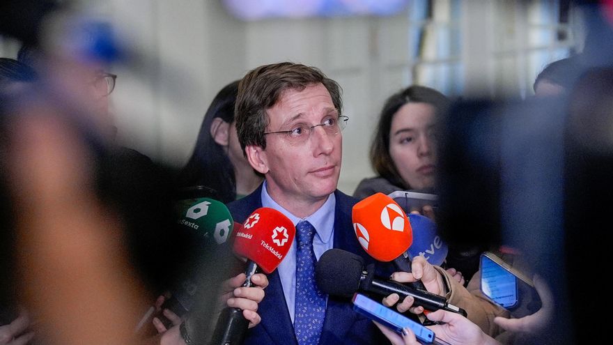 El alcalde Almeida, este martes en el Palace