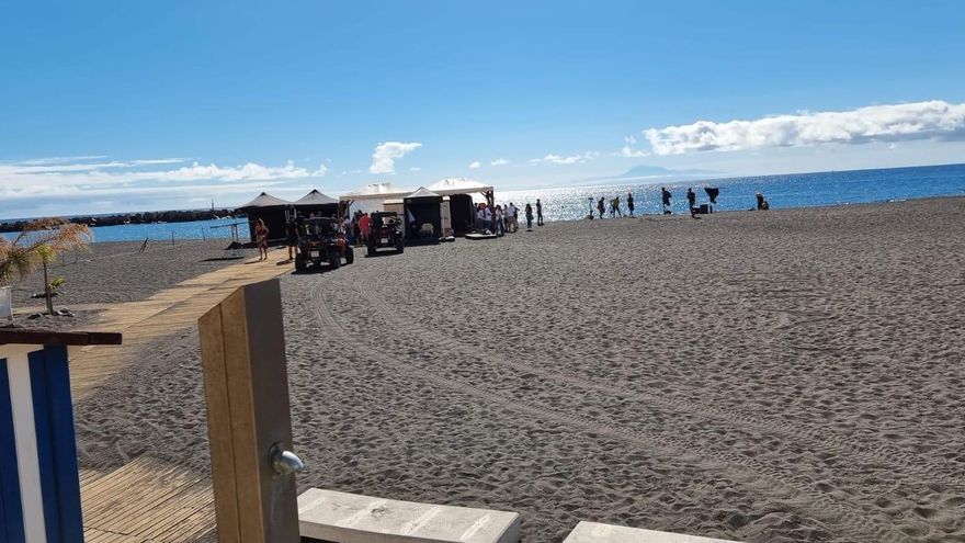 El rodaje  de 'Mi otro Jon' de Paco Arango comienza en la playa de Santa Cruz de La Palma