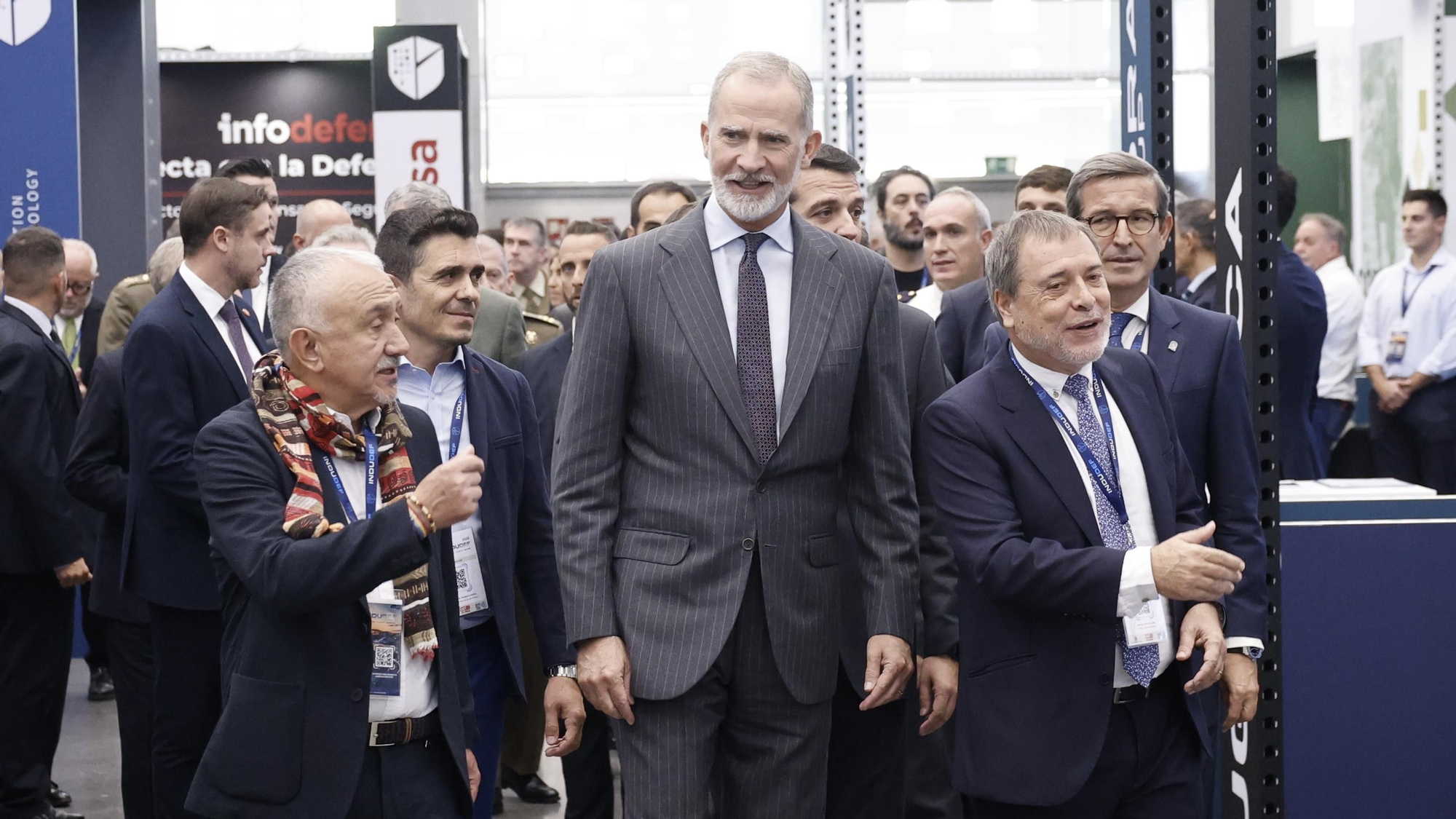 El Rey Felipe VI asiste a la jornada de clausura del Foro Indudef
