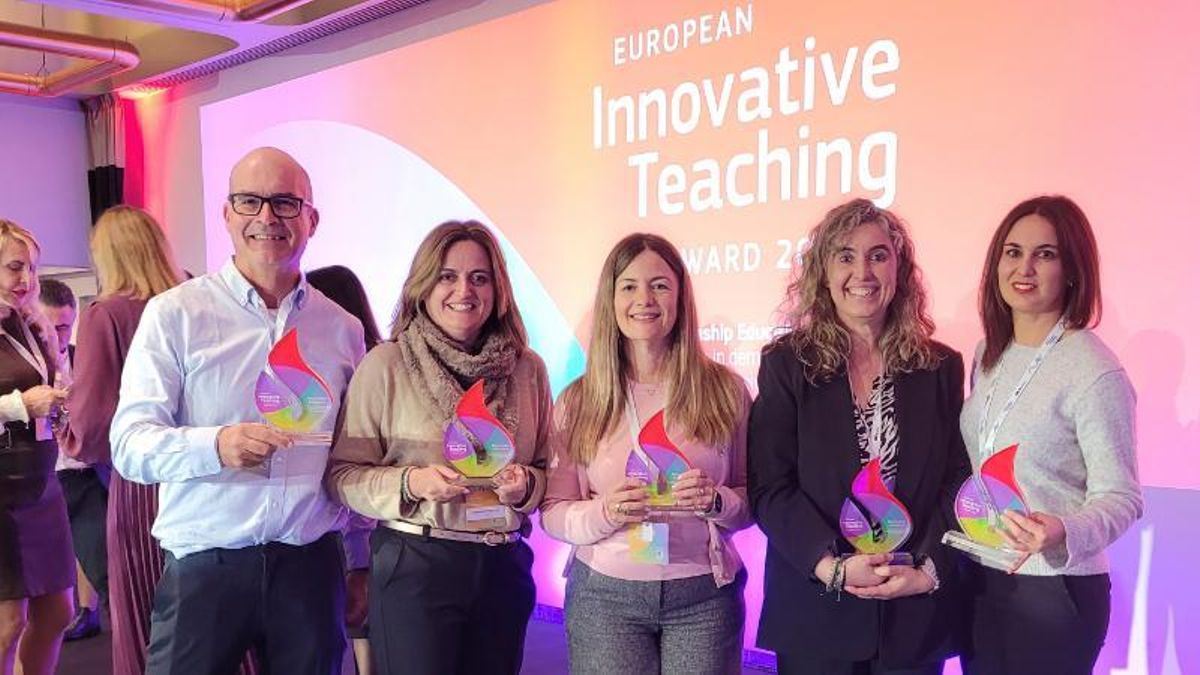 Un instituto de Logroño, el único centro español de secundaria galardonado en Bruselas por su enseñanza innovadora