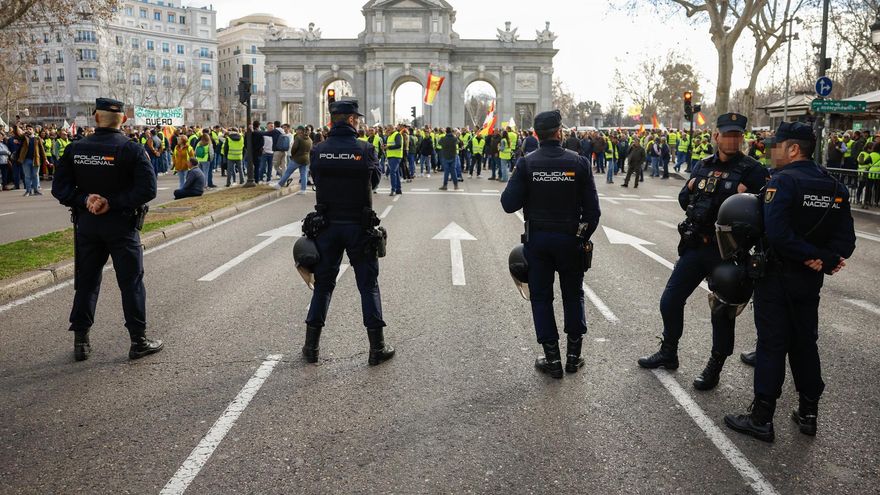 Los agricultores llevan sus protestas a Madrid