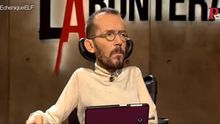 Pablo Echenique, secretario de Organización de Podemos, en el programa 'En la Frontera'