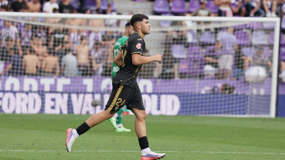 Salim El Jebari, durante su debut en Valladolid