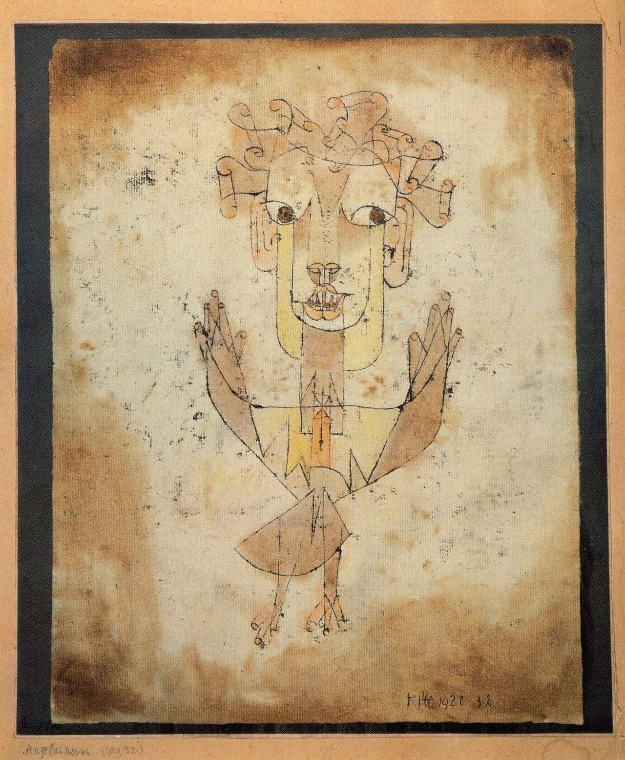 L’Angelus novus, de Paul Klee.
