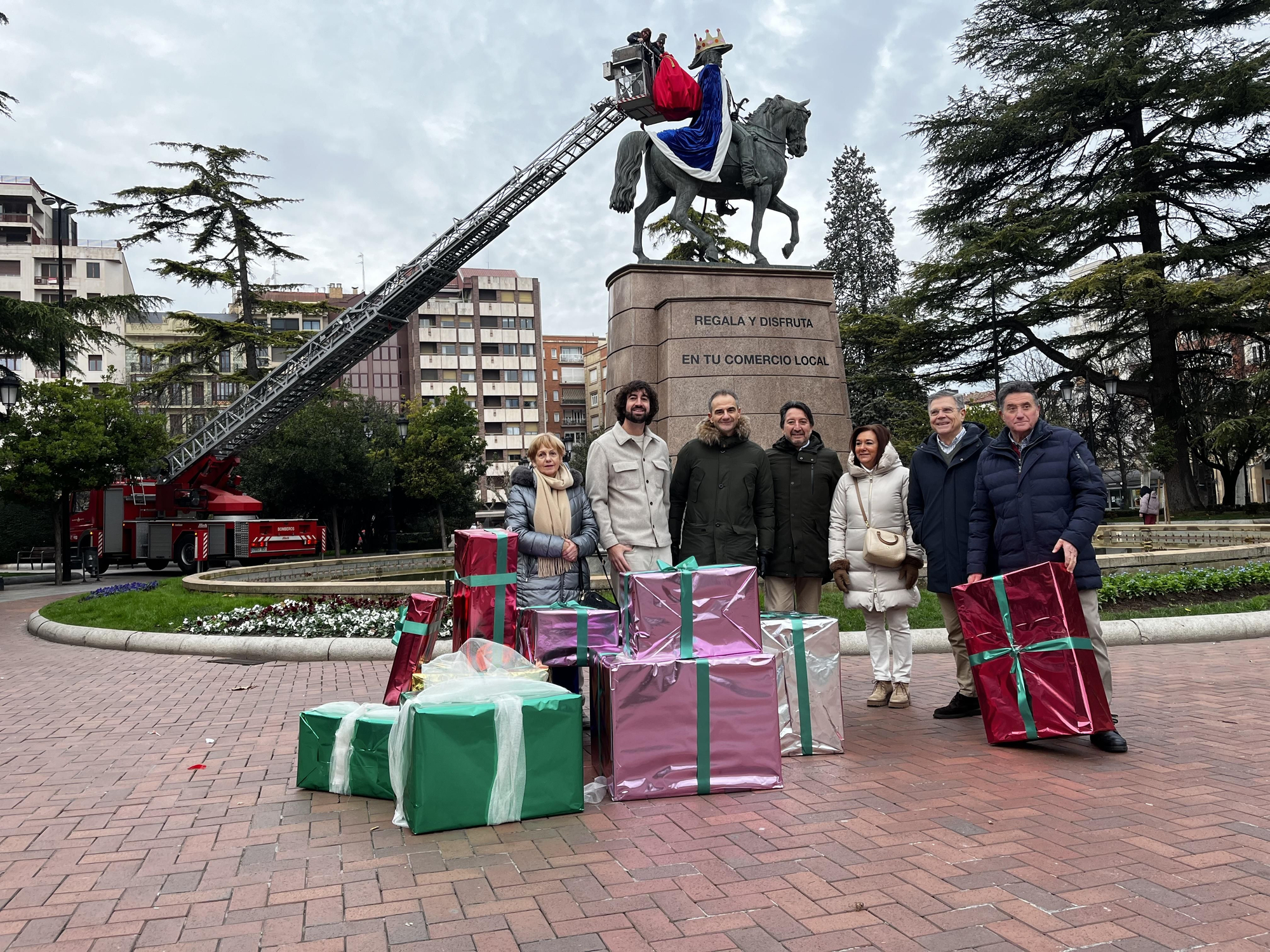 Presentación de la campaña comercial de Logroño por Reyes en El Espolón