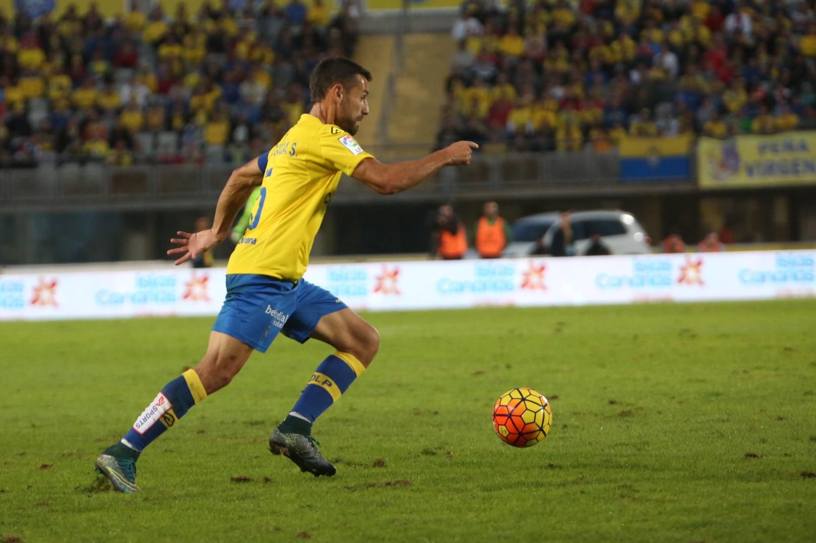 Partido entre la UD Las Palmas y Atlético de Madrid en el Estadio de Gran Canaria.
