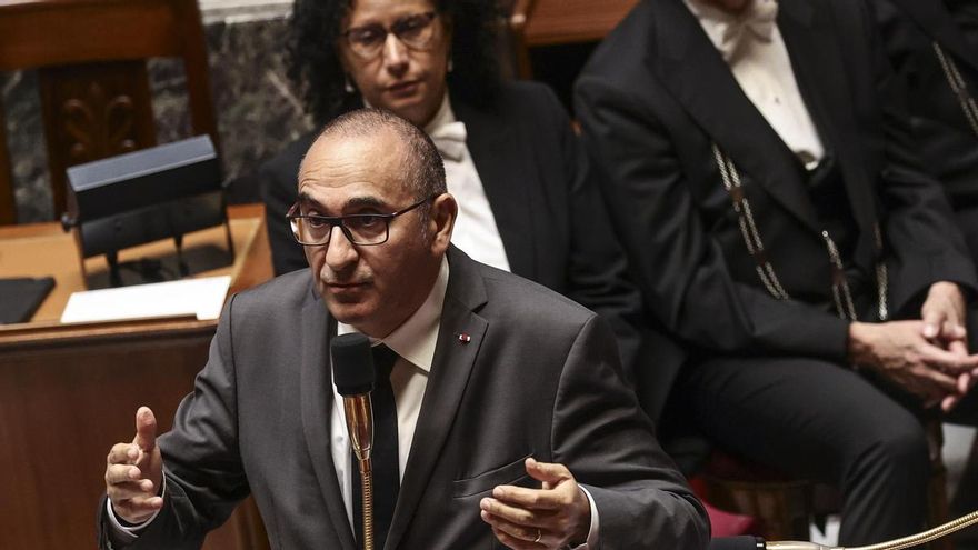 French Minister of the Interior Laurent Nunez speaks during the weekly session of questions to the government at the National Assembly in Paris, France, 21 July 2026. (Francia) EFE/EPA/TERESA SUAREZ