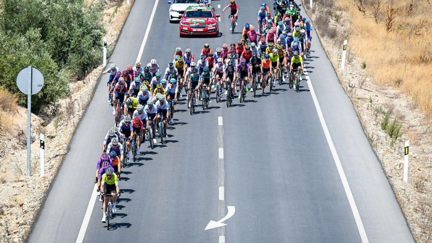 Abanicos en el pelotón