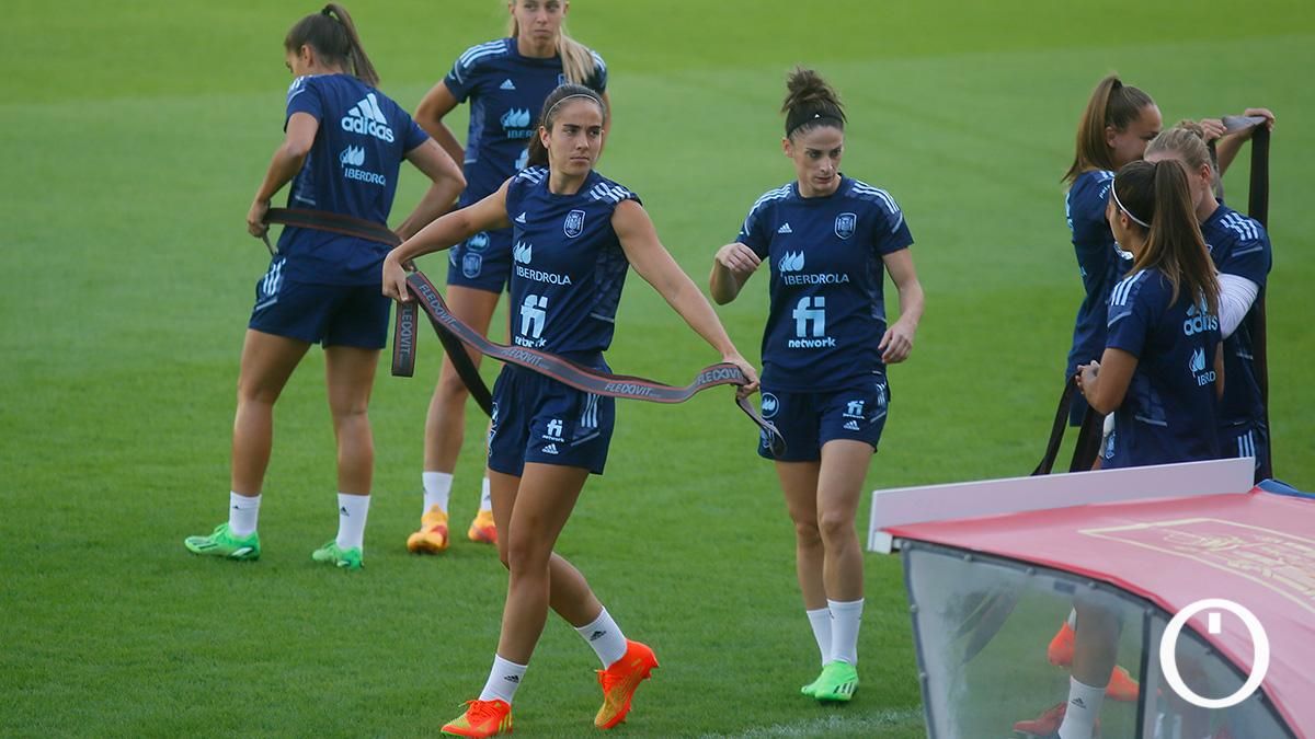 El entrenamiento de la selección española en El Arcángel, en imágenes
