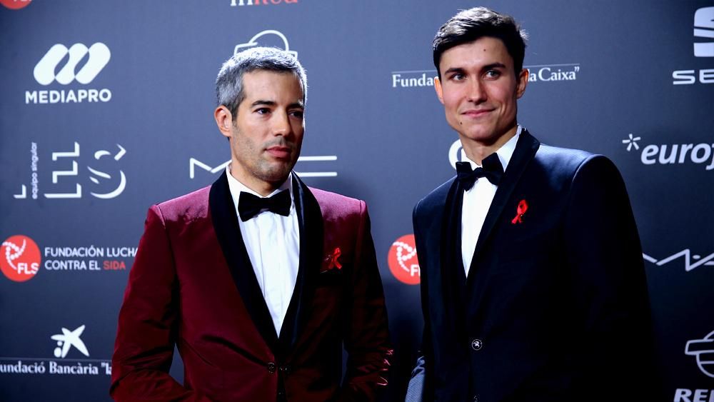 Oriol Nolís en la gala de los People in Red en Barcelona