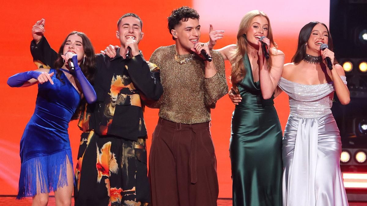 Los finalistas de 'OT 2025' en la gala final en Prime Video