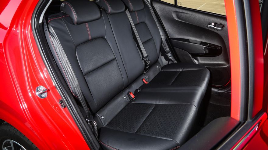 Plazas traseras del Kia Picanto.