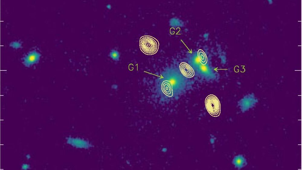 Un fenómeno cósmico único: una Cruz de Einstein revela materia oscura
