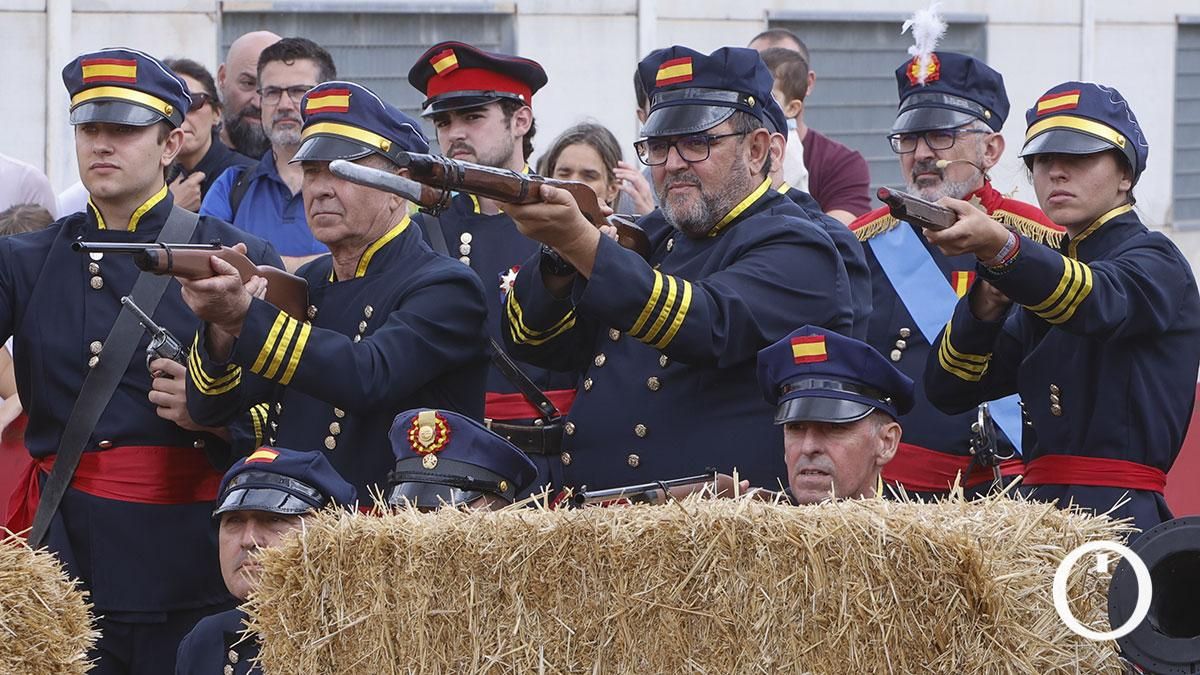 Recreación de la batalla del Puente de Alcolea