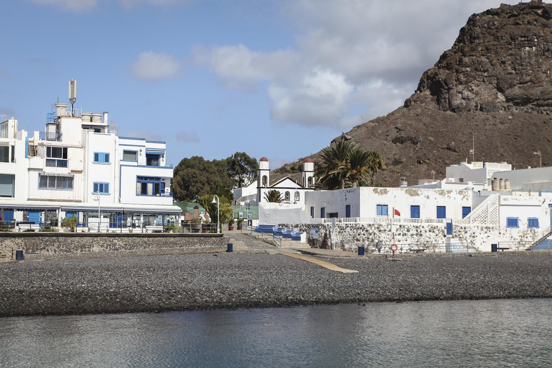 Agaete durante el estado de alarma este miércoles.