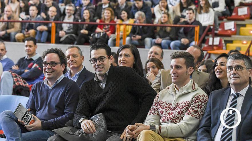 Rafa Muñoz, en un homenaje en Vista Alegre