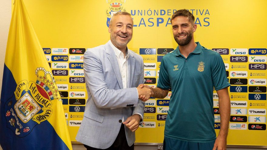 Pejiño amplía su vinculación con la UD Las Palmas hasta 2024