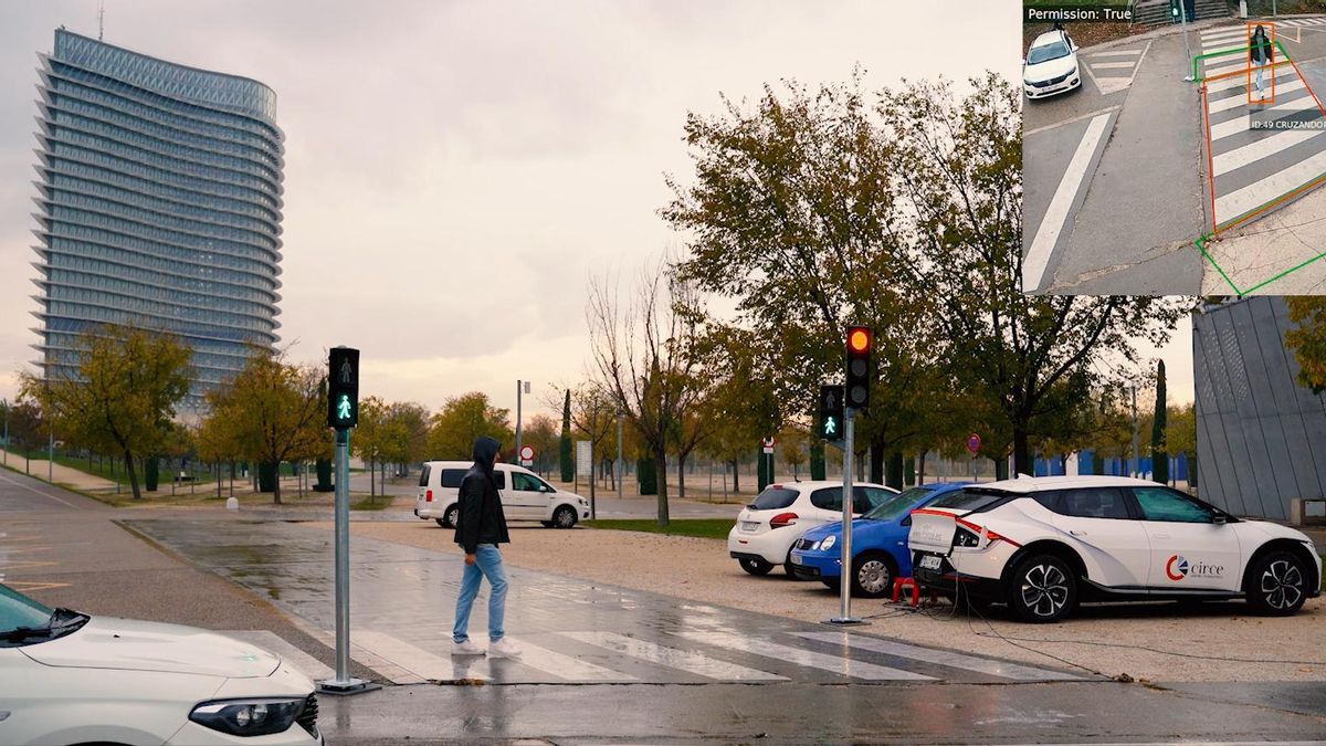 El centro tecnológico Circe impulsa en Zaragoza semáforos inteligentes que se ajustan en función de los peatones