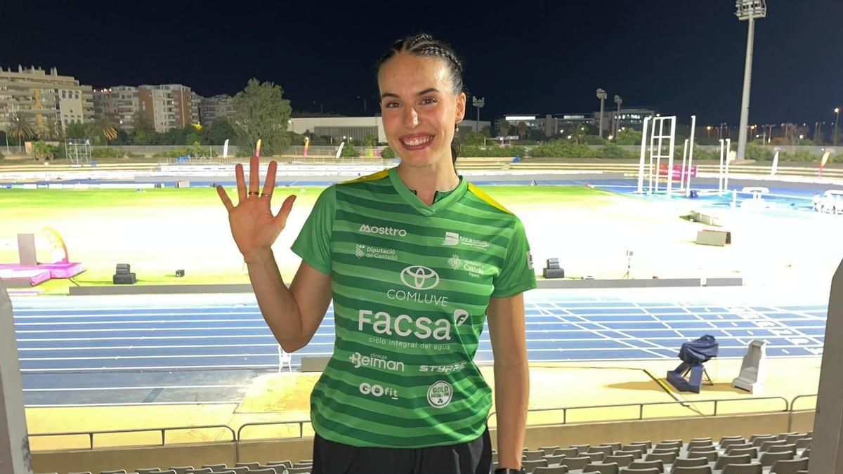 Carmen Avilés, quinta en la final del 400 del Campeonato de España de Málaga