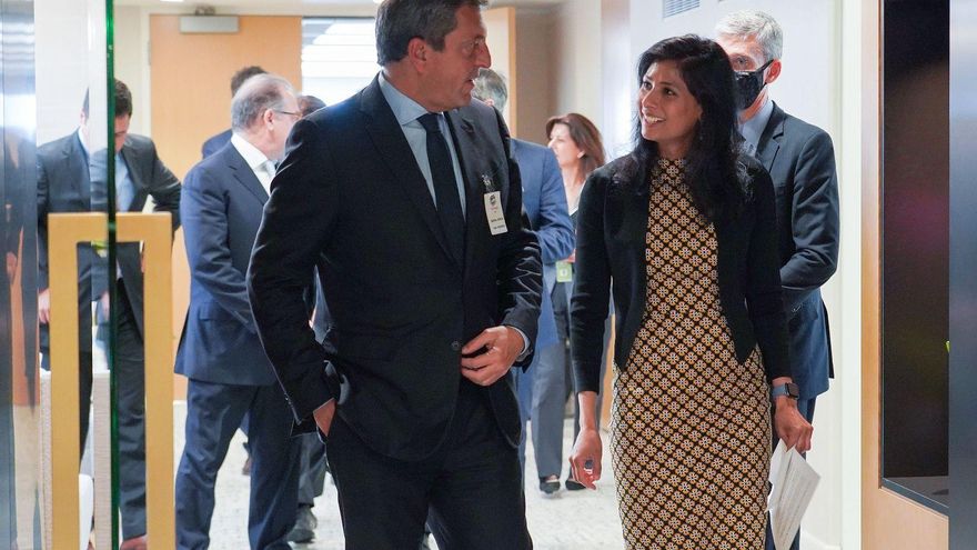 Massa y la subjefa del FMI acuerdan buscar dólares fomentando exportaciones