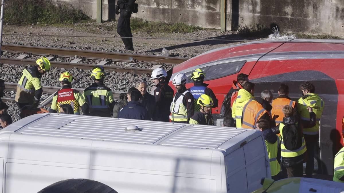 Las imágenes del accidente ferroviario de Adamuz