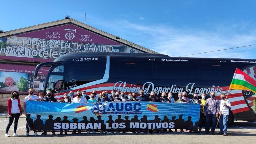 Medio centenar de guardias civiles riojanos reclaman en Madrid "unos derechos sociolaborales justos"