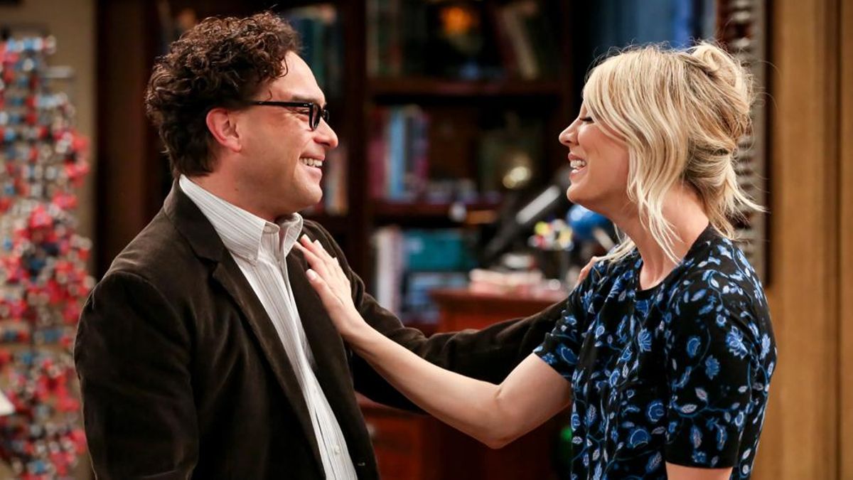 Johnny Galecki y Kaley Cuoco en la última temporada de 'The Big Bang Theory'