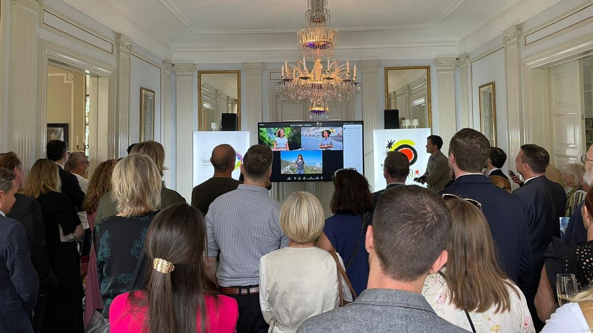 Acto de promoción de La Palma en Dinamarca como destino turístico.
