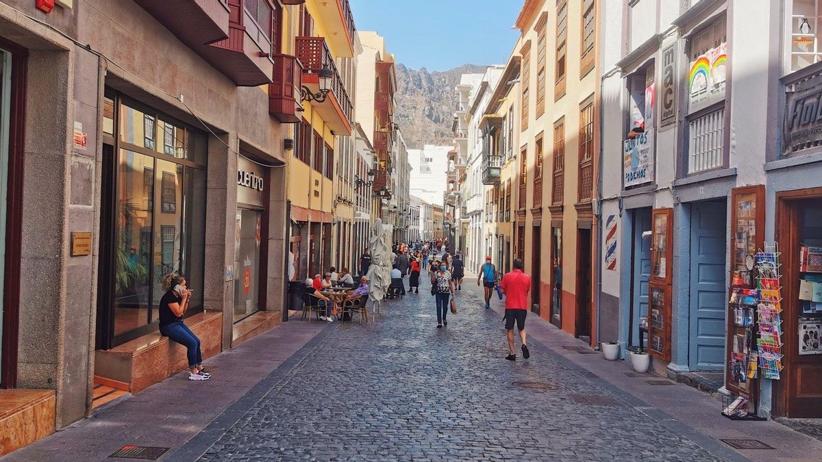 Calle Real de Santa Cruz de La Palma.