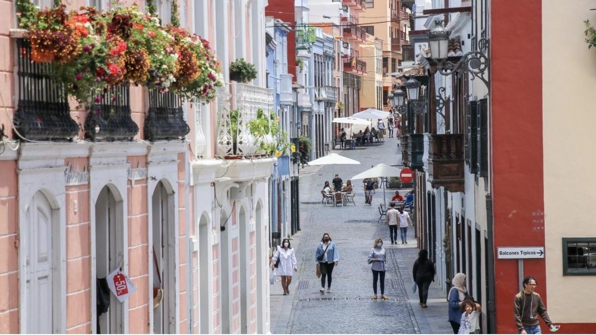 Calle Pérez de Brito de Santa Cruz de La Palma.
