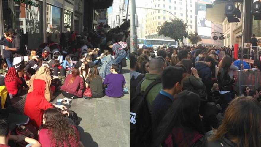 El principio y el final de la cola por 'The Walking Dead'