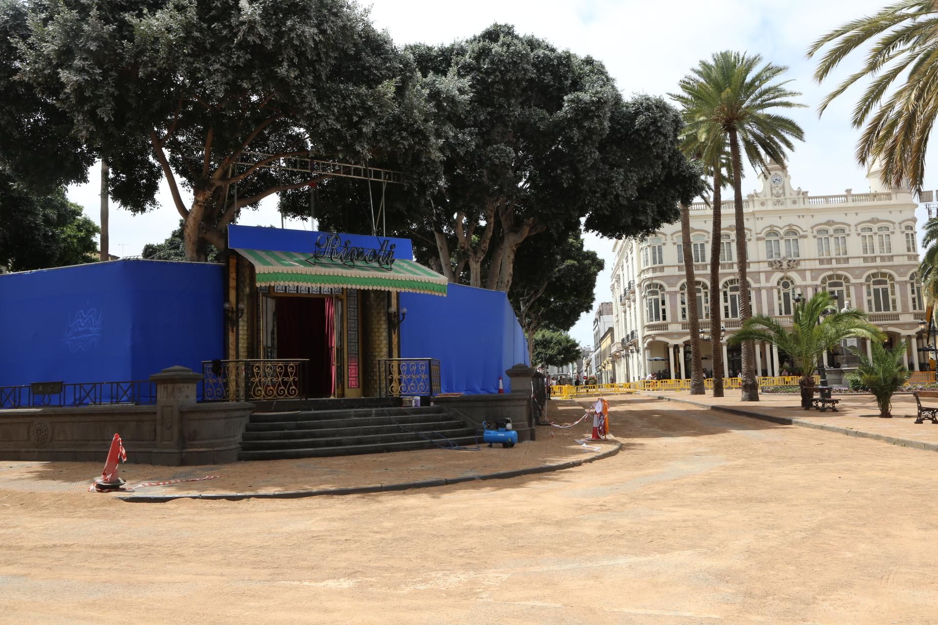 La capital grancanaria se convierte en Casablanca para el rodaje de 'Allied' (Alejandro Ramos)