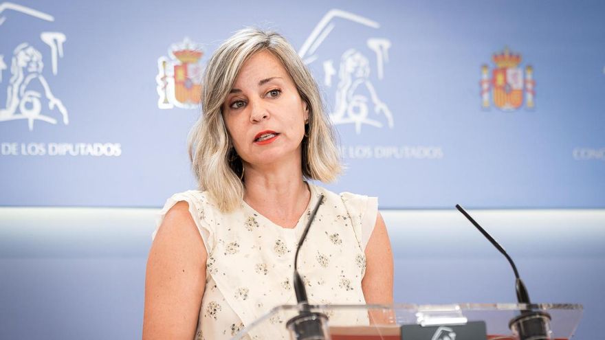 La portavoz de Sumar en el Congreso, Verónica Martínez Barbero.