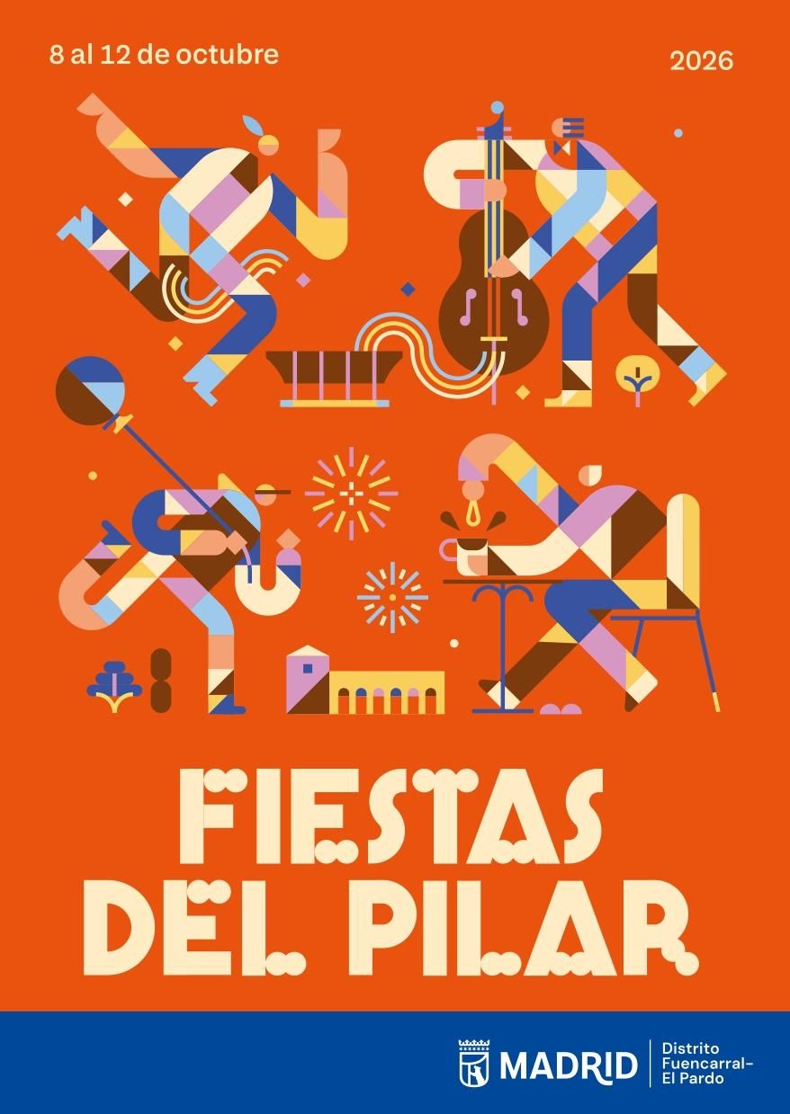 Cartel de las Fiestas del Barrio del Pilar 2026