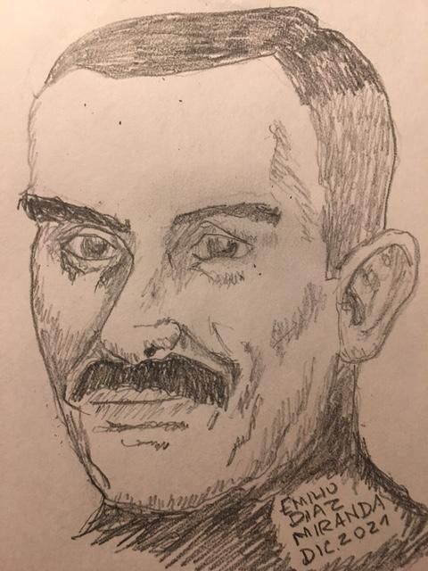 Thomas Mann, dibujo de Emilio Díaz