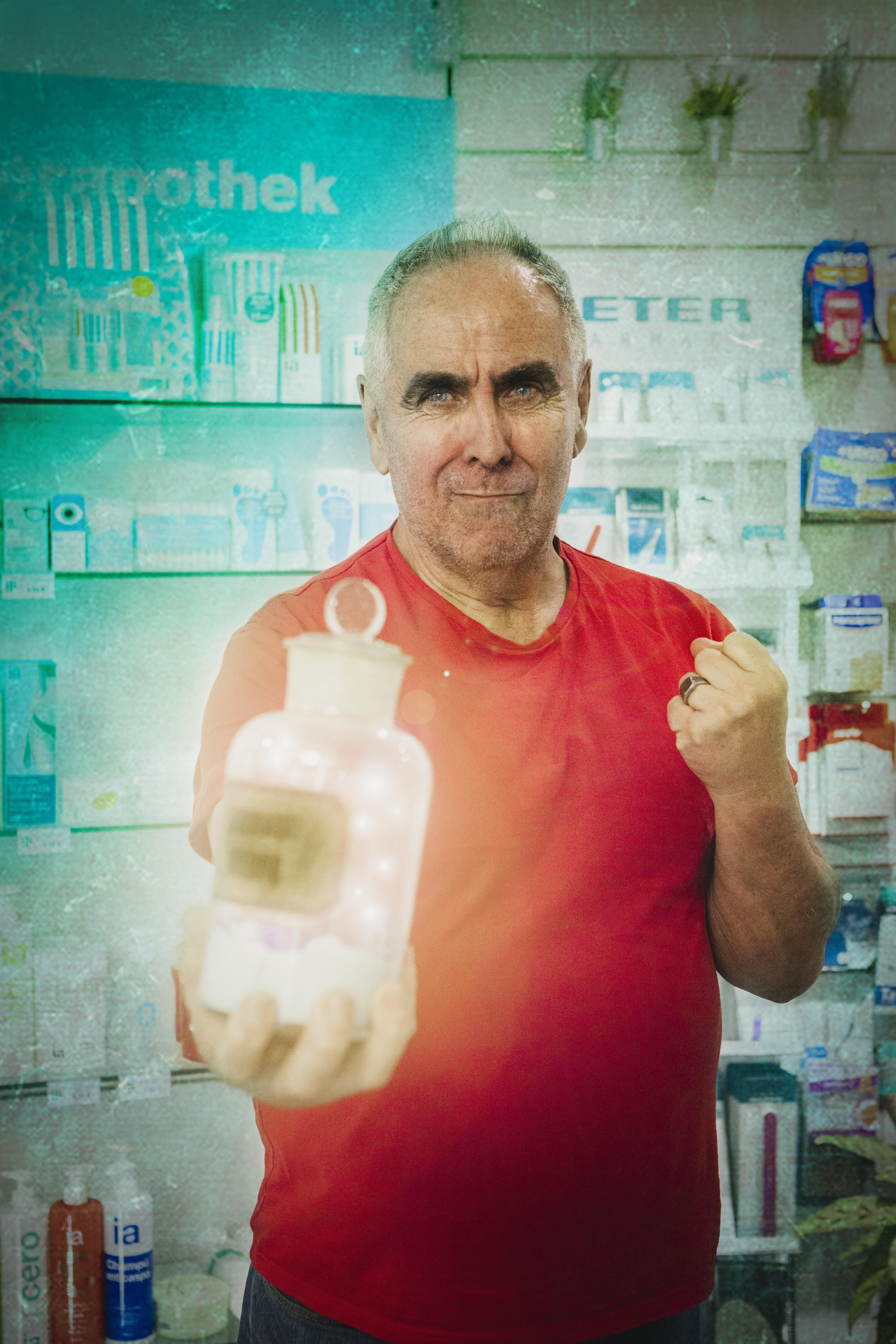 Kepa Urkitza en Farmacia Miriam Heras