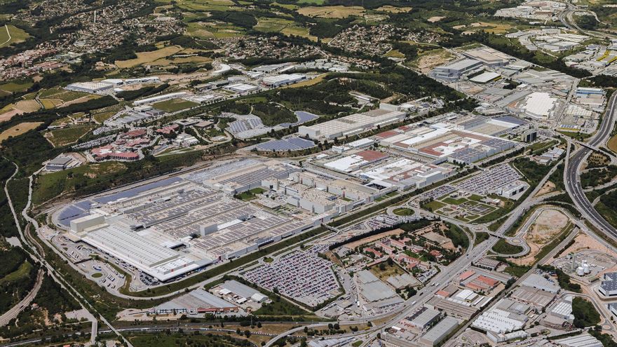 Imagen desde lo alto de la planta de Seat en Martorell (Barcelona).