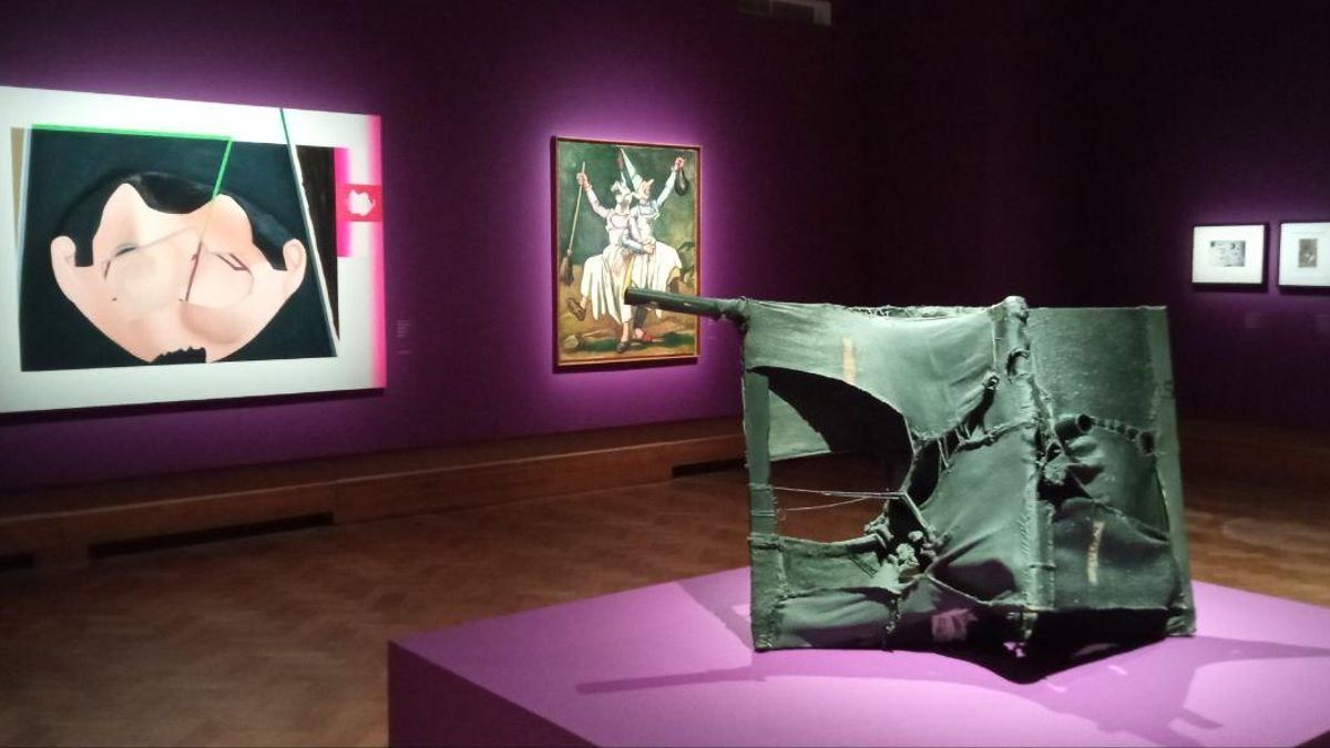 Una de las salas de la exposición 'Luz y sombra. Goya and spanish realism', en Bruselas.