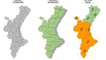 Mapa d'alertes del 112 per a este dimecres 29 d'agost de 2018