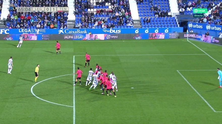 El Tenerife pedirá explicaciones sobre la decisión del VAR en Leganés