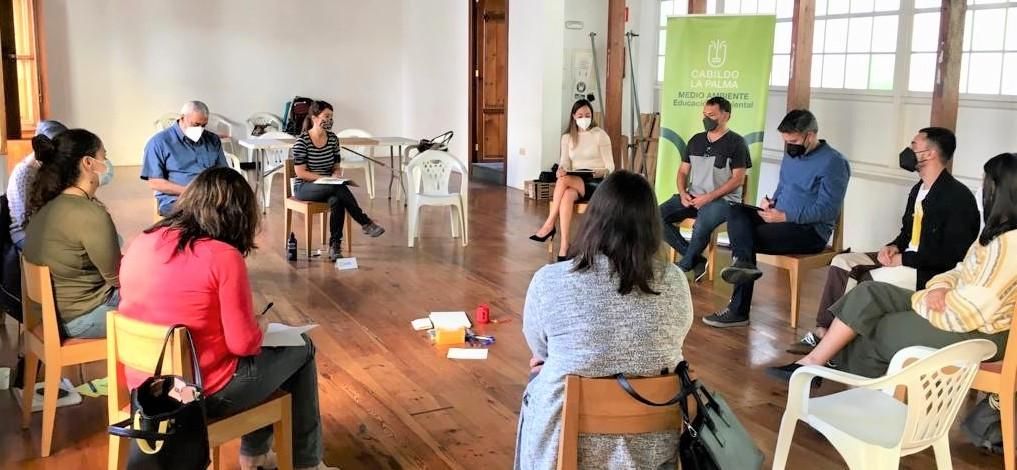 Un momento de la reunión.