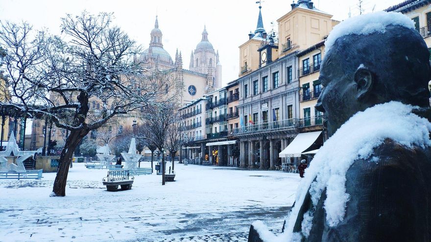 La plaza Mayor de Segovia.