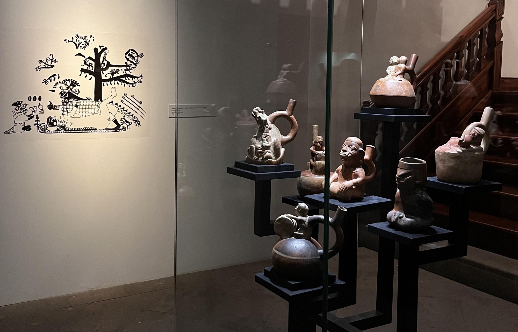 Piezas de la exposición 'Perú milenario'. 