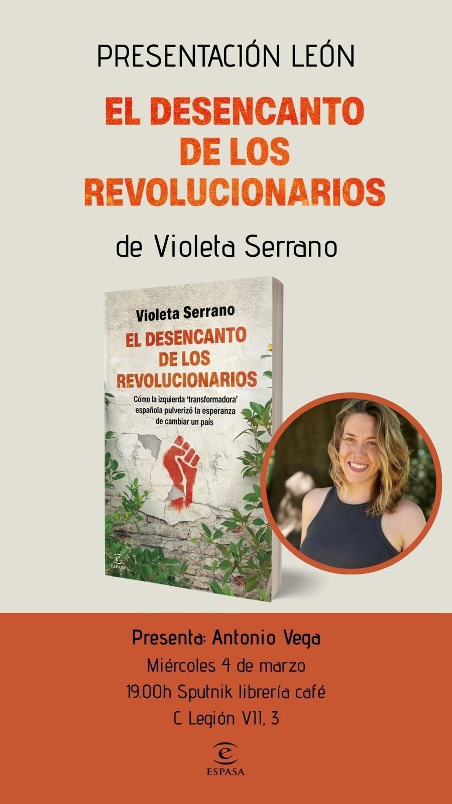 Presentación en León del libro de Violeta Serrano
