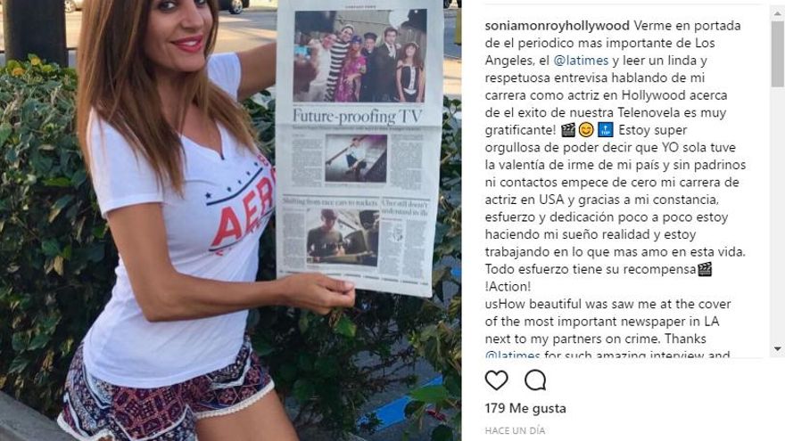 Instagram de Sonia Monroy